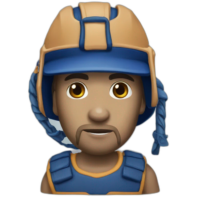 Blue Horse catcher Ak7 emoji
