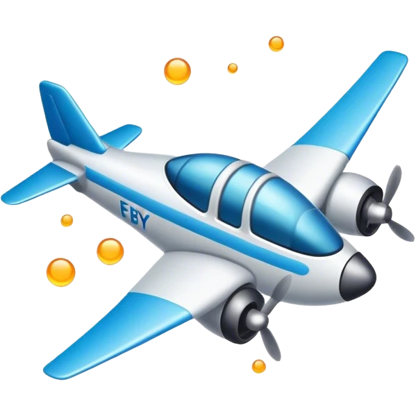 Logo saying FlyBy Collectables in a card emoji