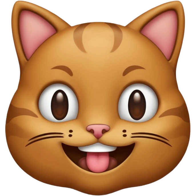 A cat emoji with poop on it smiling emoji