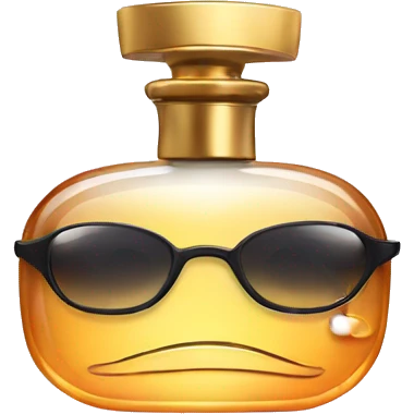 perfume with glasse emoji