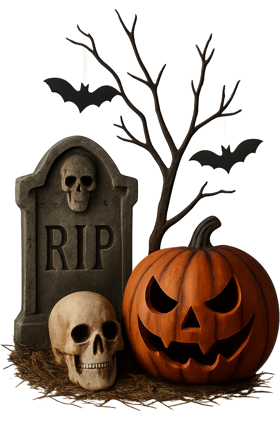 Halloween decorition, remove background emoji