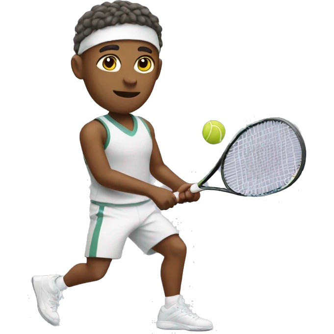 Tennis player without an arm emoji