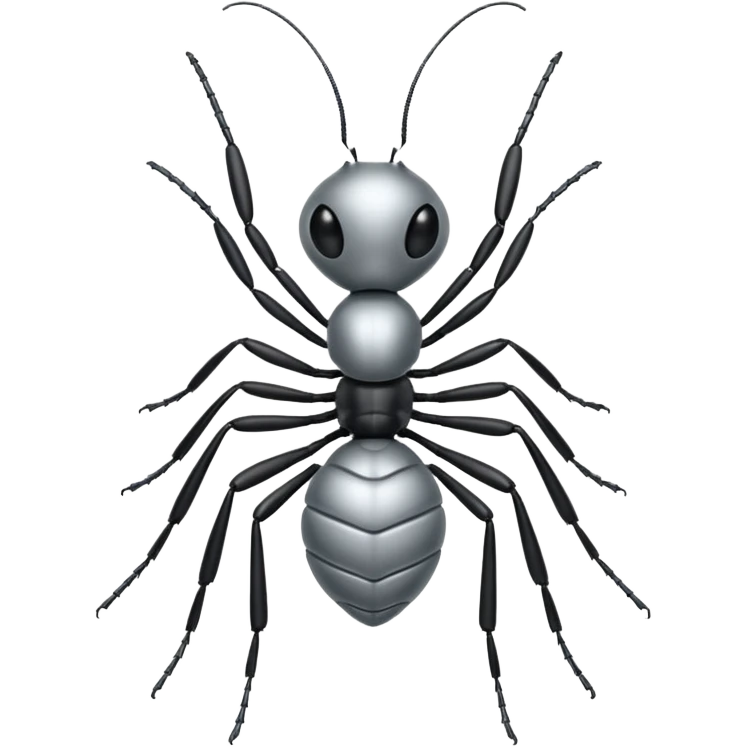 silver ant emoji emoji