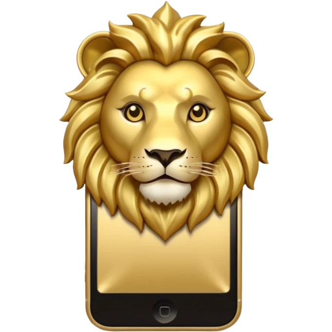 Lion like iphone  emoji