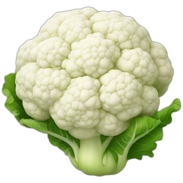 white cauliflower emoji