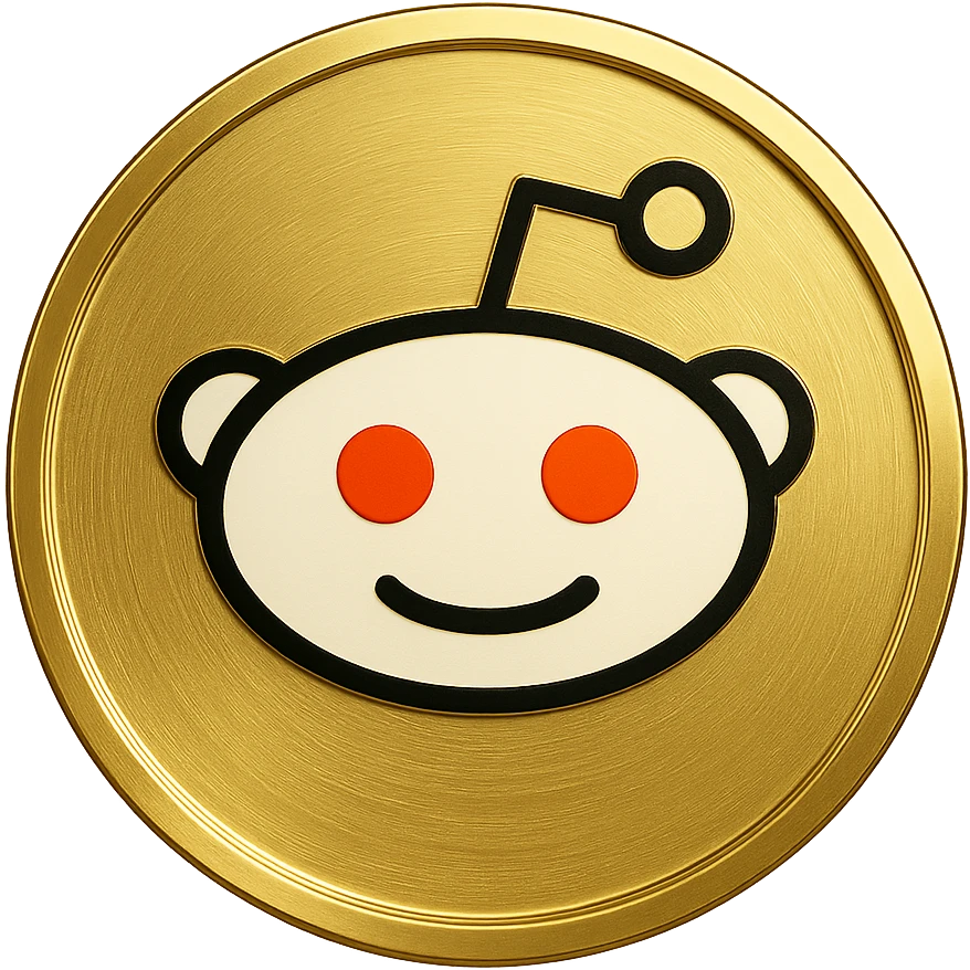 flat gold token with only the mascot's head centered, no body, no phone, no extra details, no shadows, transparent background, gold coin, mascot head in original colors, minimalistic style emoji