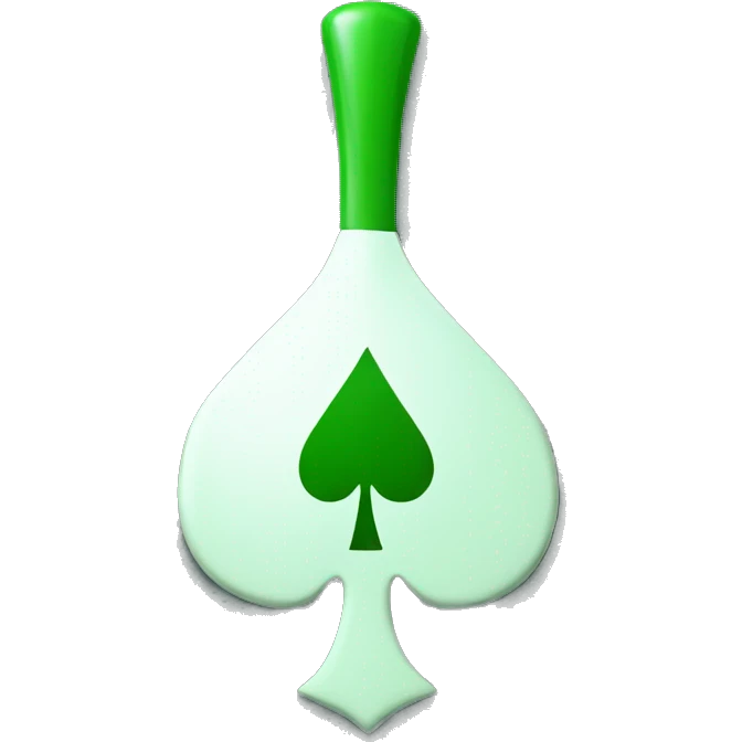 Ace of green spade  emoji