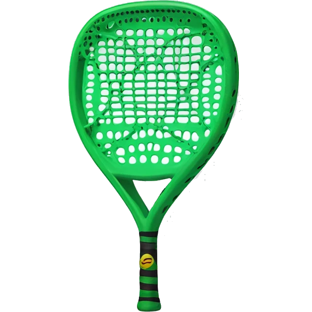 Padel green racket  emoji