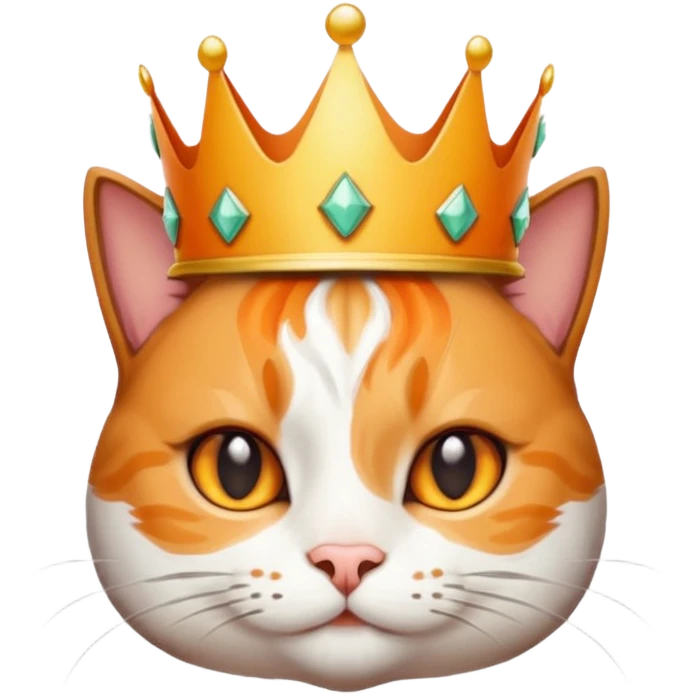 Gato con corona Jiutepec emoji