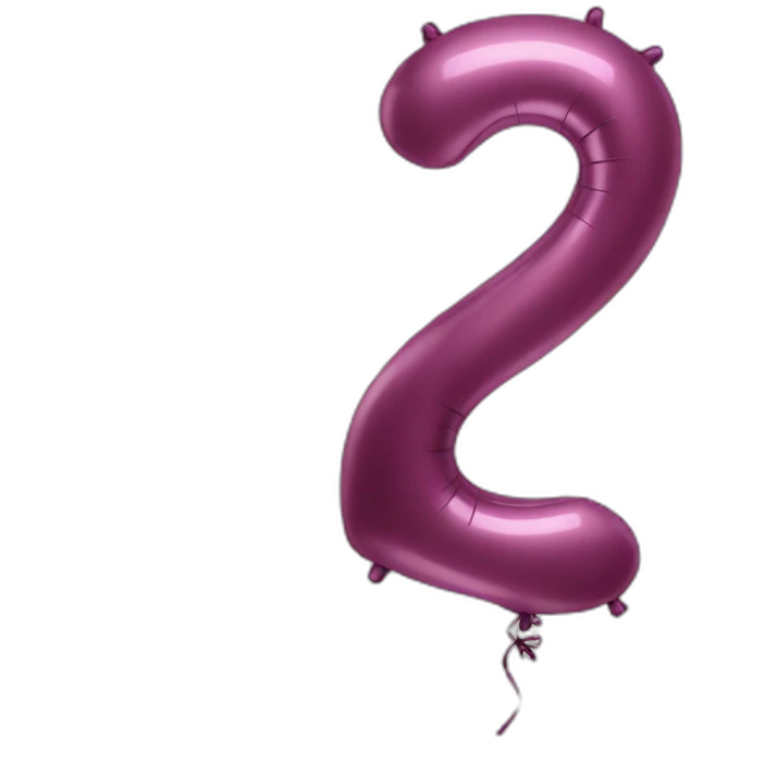 balloon-shaped-like-number-7 emoji