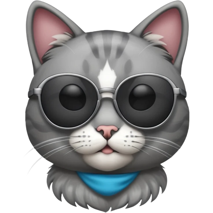 Cat wearing sunglasses emoji