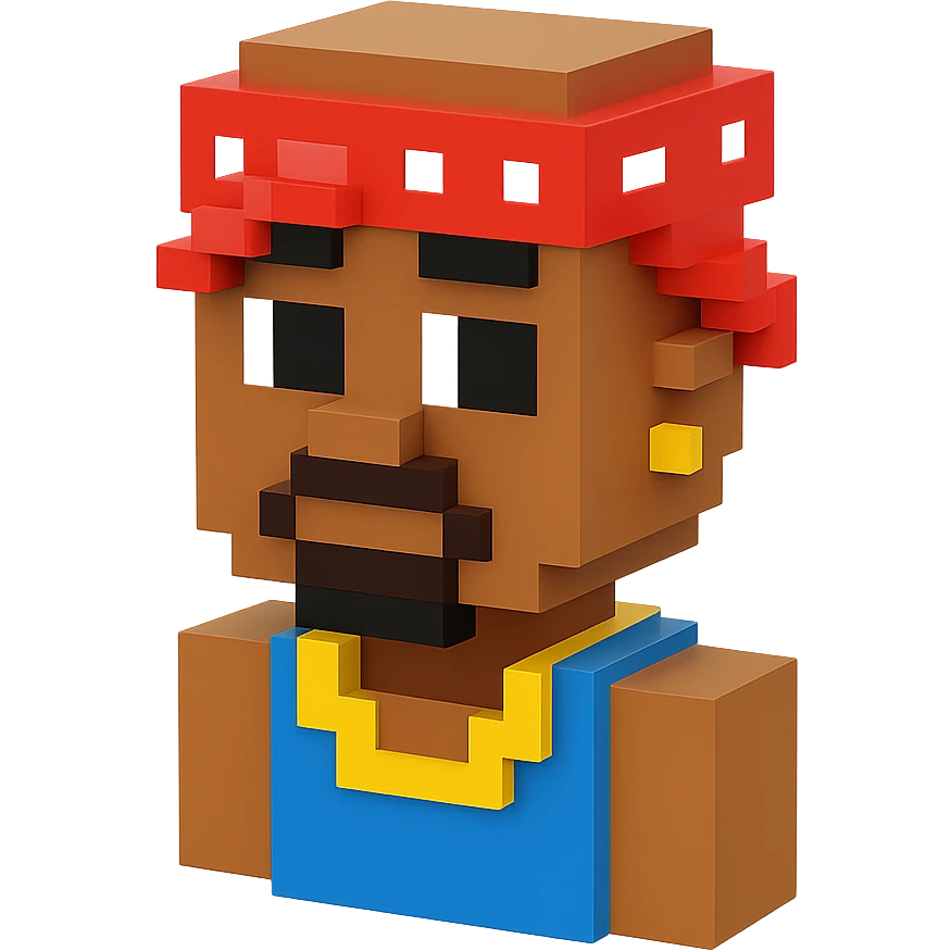 2Pac rapper emoji