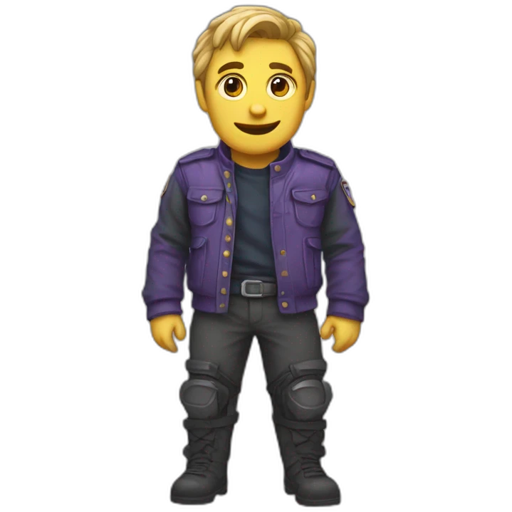 Фиолетовый шарик emoji