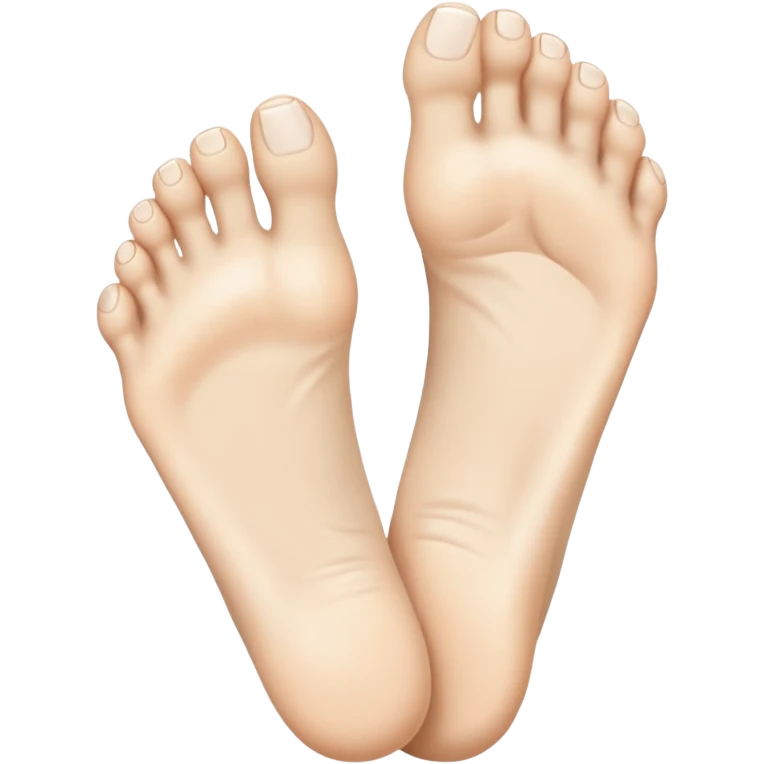 pale white foot emoji