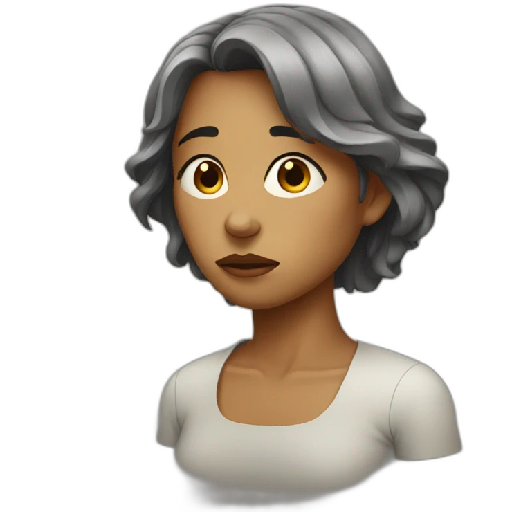Sad women emoji