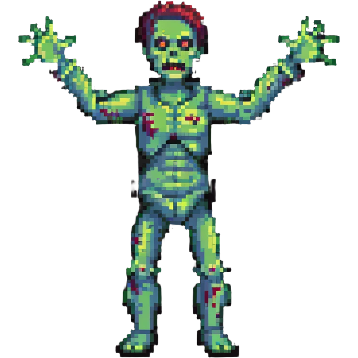 zombie with arms outstretched emoji