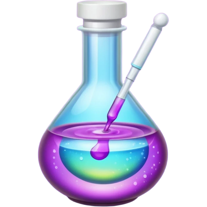 glitter purple medicine emoji