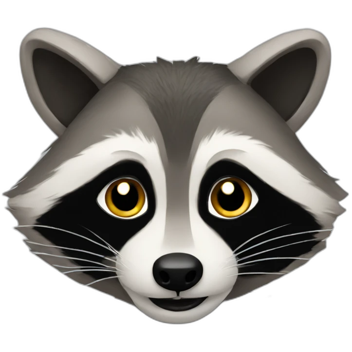 Surfine racoon emoji