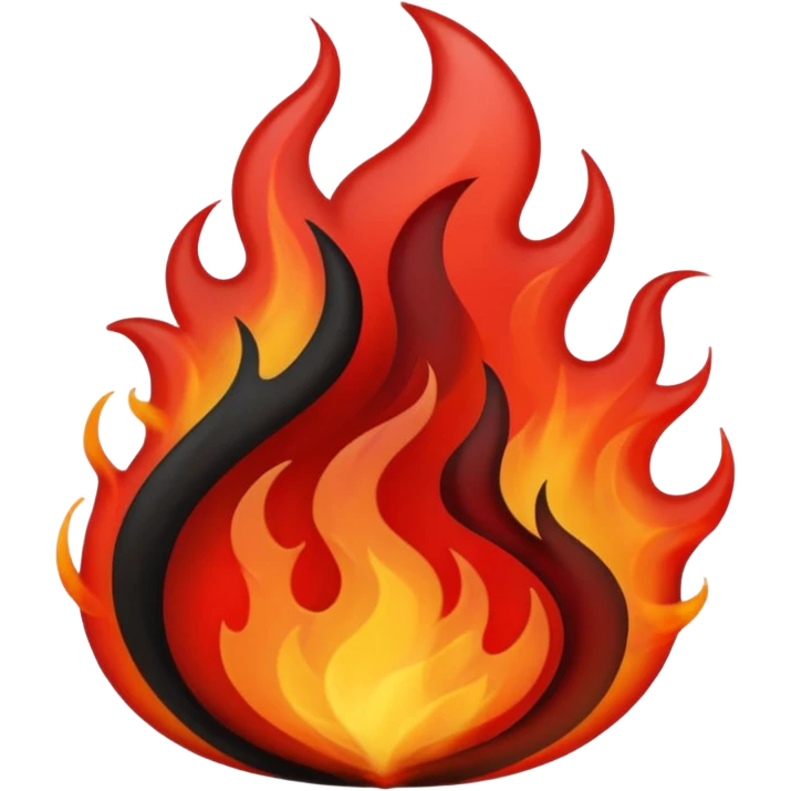 ❤️‍🔥🖤 emoji