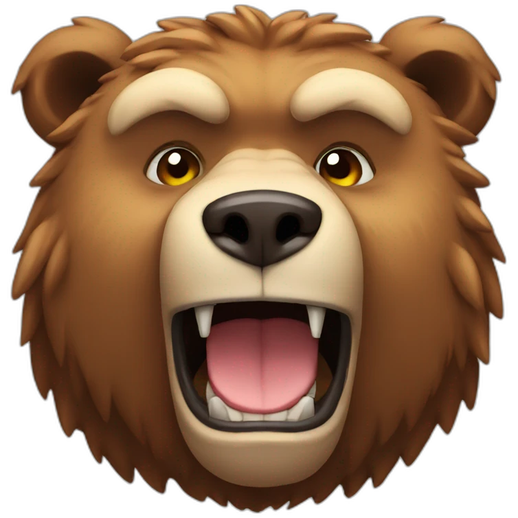 muscular bear emoji
