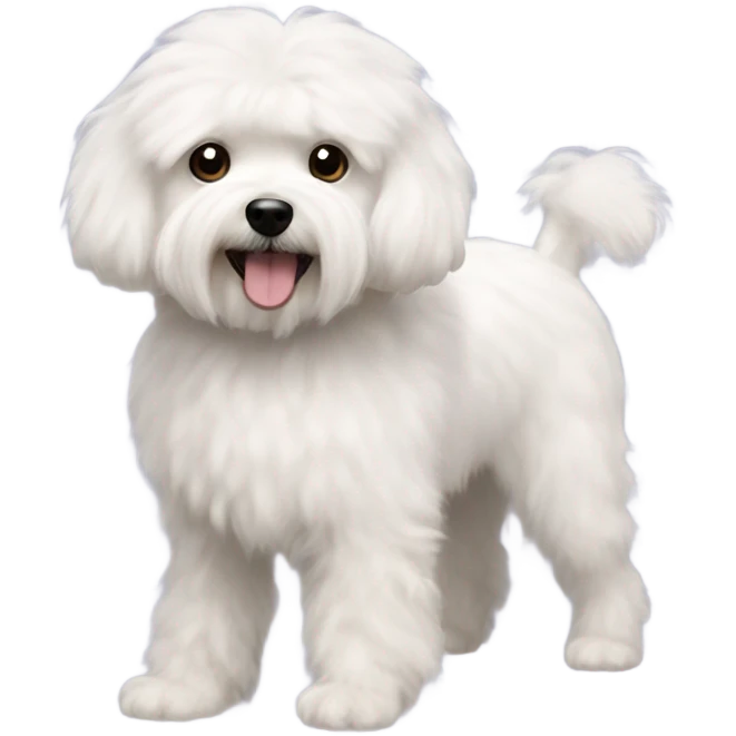 Maltese poodle emoji