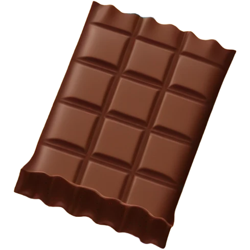 chocolate bar in wrapper emoji