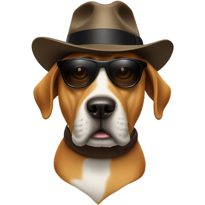 Gangster dog  emoji