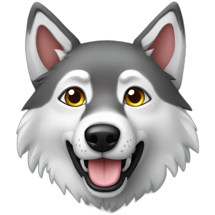 wolf dog emoji