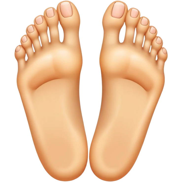foot with toes widely splayed apart emoji