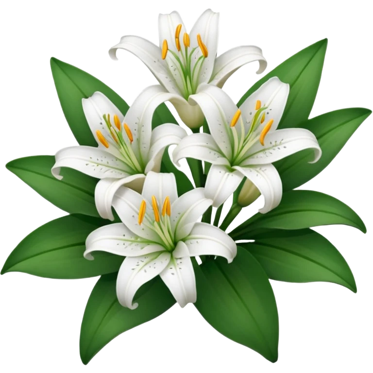 star lily bouquet  emoji