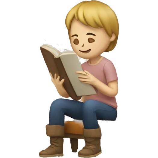 reading a book emoji