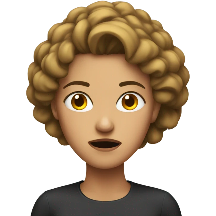 Woman mad emoji