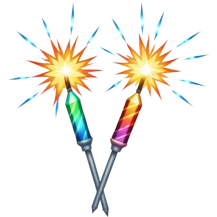 sparklers emoji