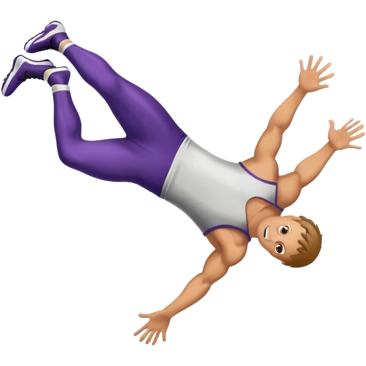 Joe burrow doing a backflip emoji