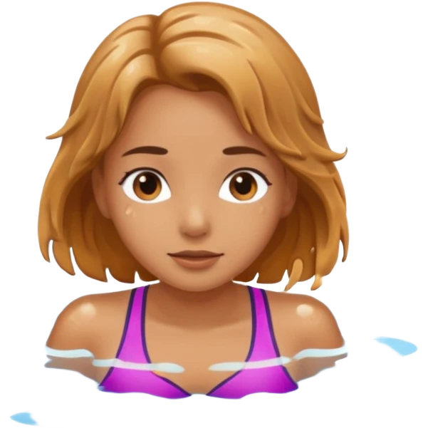 girl swimming  emoji