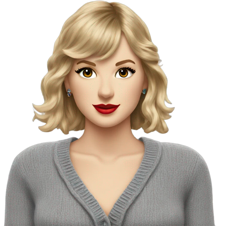 Taylor swift cardigan  emoji