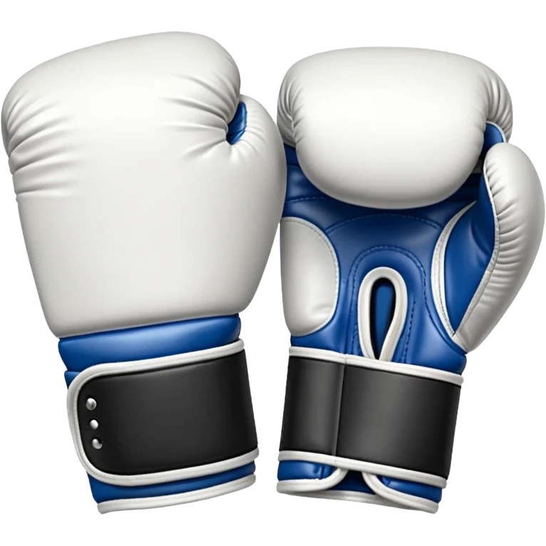 Plain White boxing gloves emoji  emoji