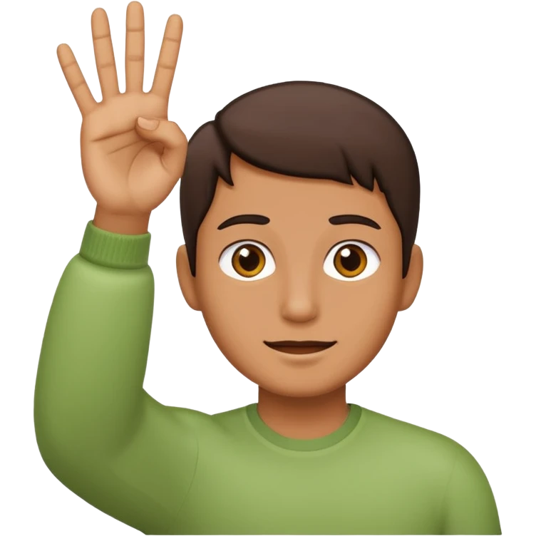 4 fingers holding up emoji