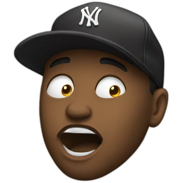 Rap man emoji