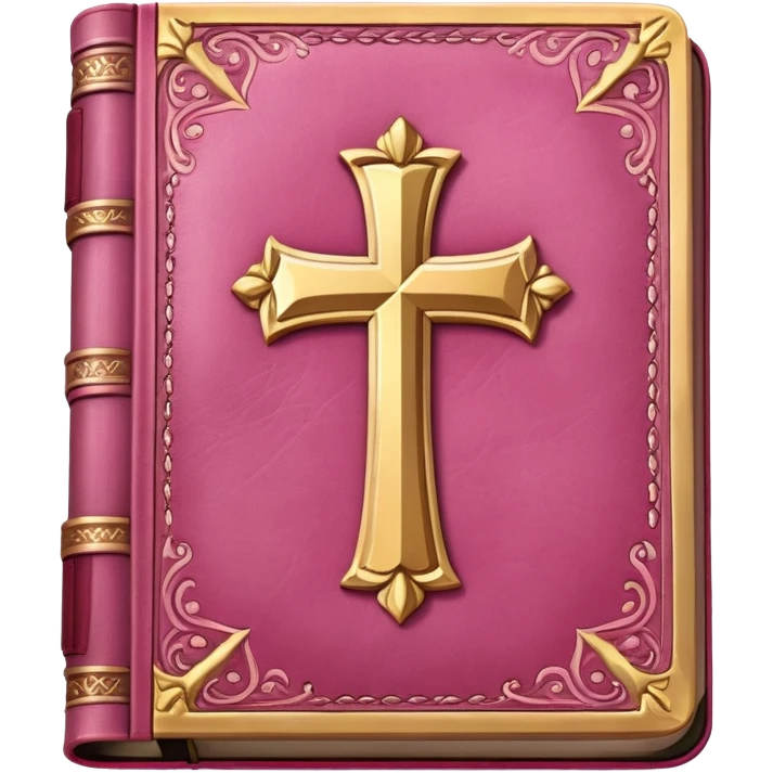 Pink bible  emoji