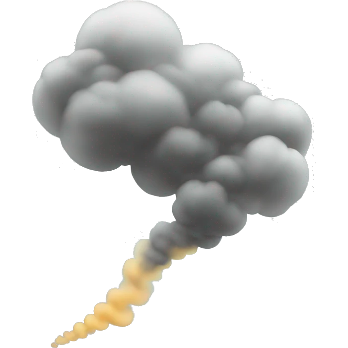 smoke trail emoji
