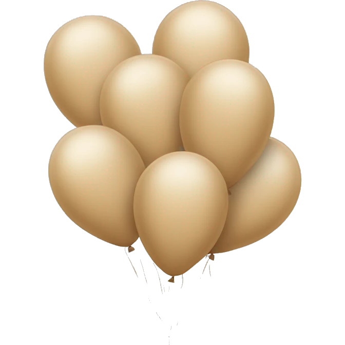 Beige balloons  emoji