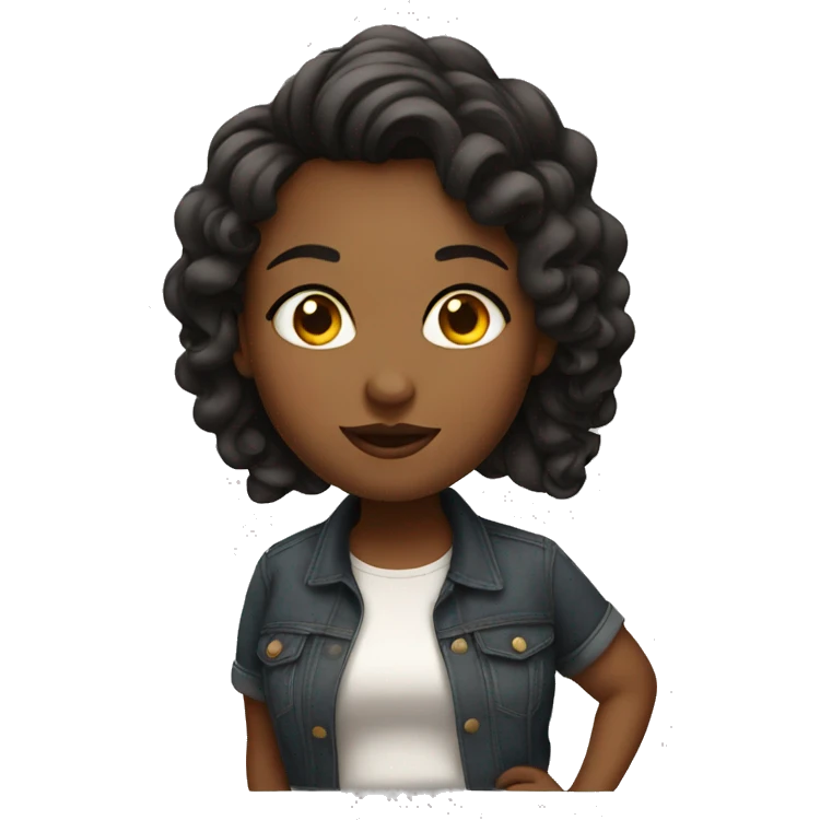 curvy girl emoji