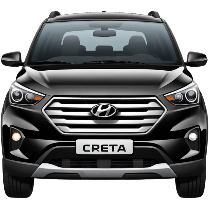 Black Hyundai creata car emoji