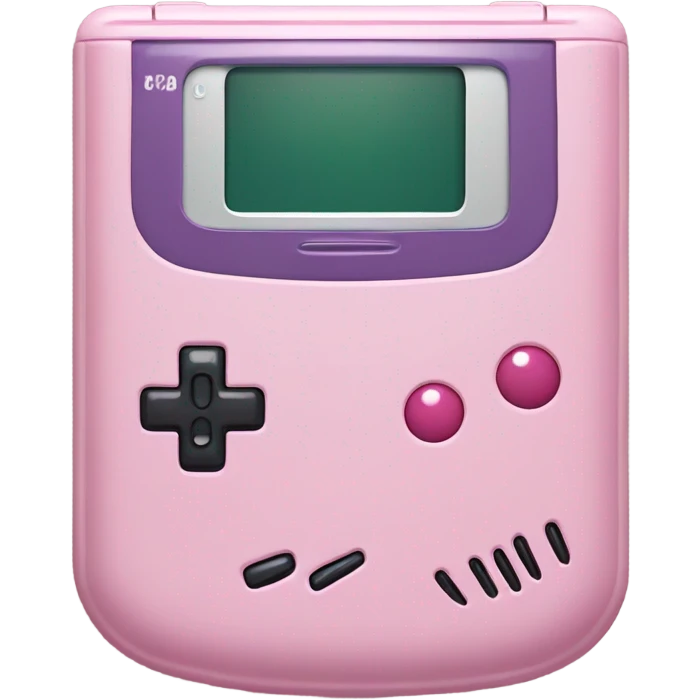 gameboy with Kirby eyes emoji