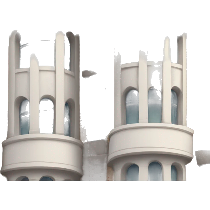 Building with architectural details emoji