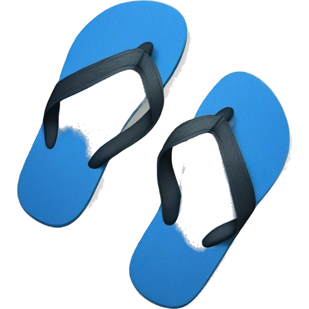 Blue flip flops emoji