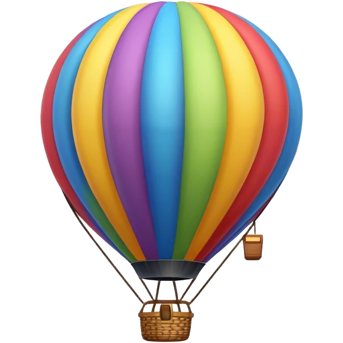 Hot air balloon emoji