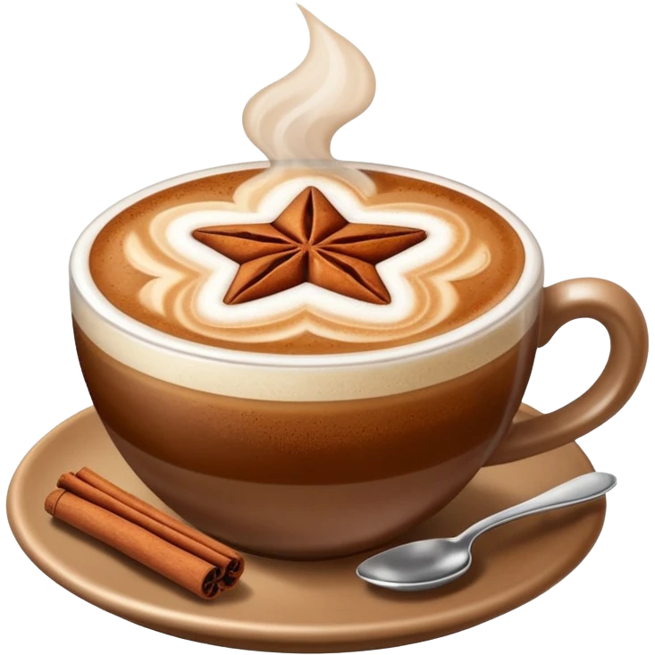 The Star Cappuccino emoji