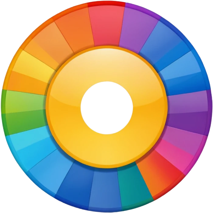 vibrant color wheel emoji